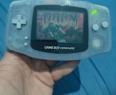 Gameboy Advance With Doom Game