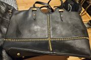 3 Large Black Handbags