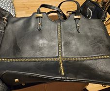 3 Large Black Handbags