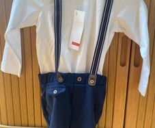 NameIT baby boy shorts, braces t-shirt 92cm 1.5-2 years NEW
