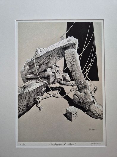 The freedom of silence - Art Print