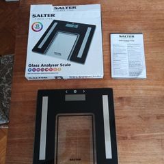 Salter Glass Analyser Bathroom Scale Brand New in Box Unused