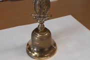 Brass bell vintage owl