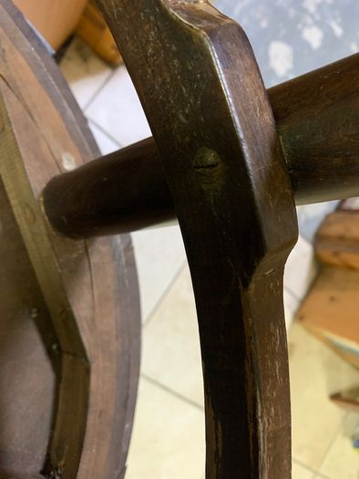 Genuine Vintage Bentwood Table 67cm Height 60cm Diameter