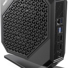 Minis Forum Hx90g Mini Gaming Pc, Amd Ryzen 9 5900hx 8 Core Cpu 32gb Ram/ 1tb Ssd With Amd Radeon Rx 6600m Mini Desktop Computer, Windows 11 Pro, Hdmi Ports X2/ Dp X2, Wifi 6e, Bt5.2, Usb 3.2 X5