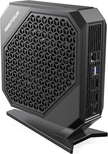 Minis Forum Hx90g Mini Gaming Pc, Amd Ryzen 9 5900hx 8 Core Cpu 32gb Ram/ 1tb Ssd With Amd Radeon Rx 6600m Mini Desktop Computer, Windows 11 Pro, Hdmi Ports X2/ Dp X2, Wifi 6e, Bt5.2, Usb 3.2 X5