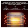 Electric Patio Heater, Electric Heater, Heater Garden Ovens, Grill and  Heater, Universal Handle and Wheel Design Image 3