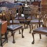 Edwardian Chippendale-Style Beech Dining Chairs _ Set of 6 Image 2