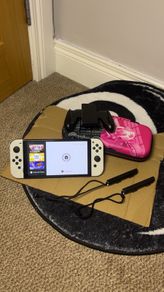 Nintendo Switch 56GB White OLED Bundle
