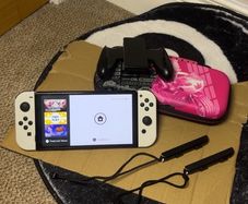Nintendo Switch 56GB White OLED Bundle
