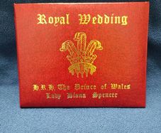 1981 ROYAL wedding commemorative 23 Carat yellow gold stamp limited edition