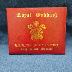1981 ROYAL wedding commemorative 23 Carat yellow gold stamp limited edition