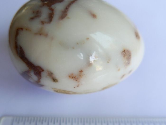 Vintage Polished Marble Onyx Stone Eggs X 3