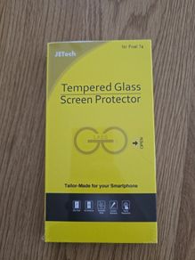 Pixel 7a screen protector unboxes