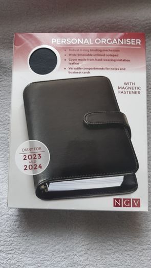 NGV Personal Organiser 6 Ring Binder 2023 2024