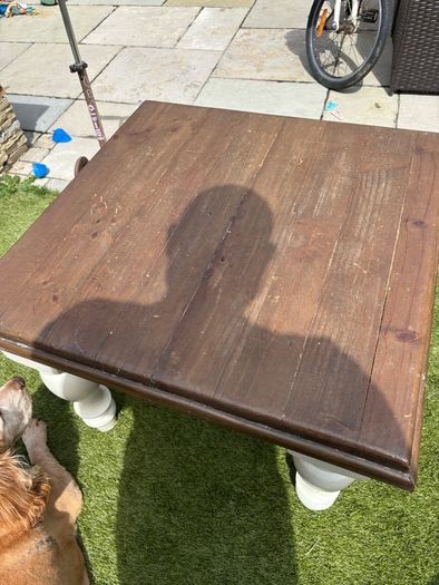 solid wood table
