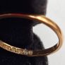 22 ct yellow gold ring size P Image 3