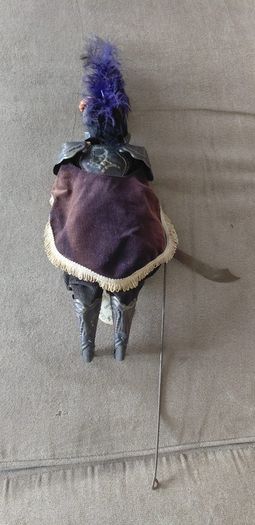 Vintage Sicilian Marionette Knight puppet hand painted wooden head
