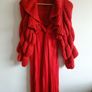 Sisley Red Pleated Dress Image 6