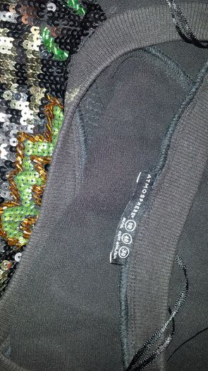 Black Sequined Top
