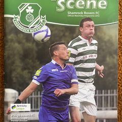 2012 Shamrock Rovers v Sligo Rovers FC - Airtricty League Premier Division Programme