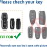 3 buttons For Ford Key Fob Cover For 2015 Ford Mondeo Key Fob Cover Case casing Replacement For Ford Edge Galaxy S Max Mustang Car Key Fob Case Image 2