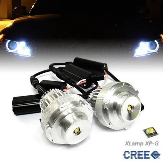 LED Angel Eye Halo Ring Light Auto Lighting 6000K For BMW 5 Series E60 E61 LCI Halogen Headlight 545i 550i 535i 530i 520i 07-10