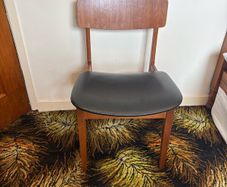 Original Vintage Mid-Century Teak 6 Dining Chairs