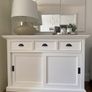 Solid wood Mahogany Sideboard. Crispy White. Petfect conditions. Image 2