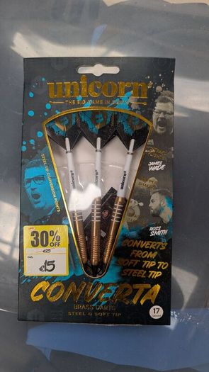 3 Unicorn Brass Darts