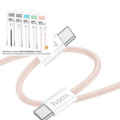 Hoco X104 Source 60W Charging Data Cable Type-C to Type-C L 1M Pink