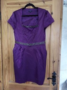 Purple mini dress (free postage)