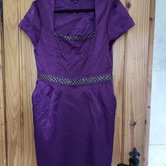 Purple mini dress (free postage)