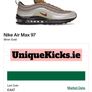 RARE Nike Air Max 97 Silver Gold Image 5