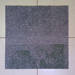 Carpet Tiles - White & Green