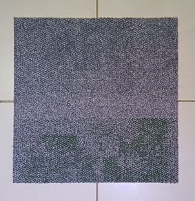 Carpet Tiles - White & Green