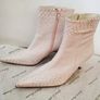 Ladies ankle real leather boots Roberto Gonzalez white size 36 uk 3.5 Image 4
