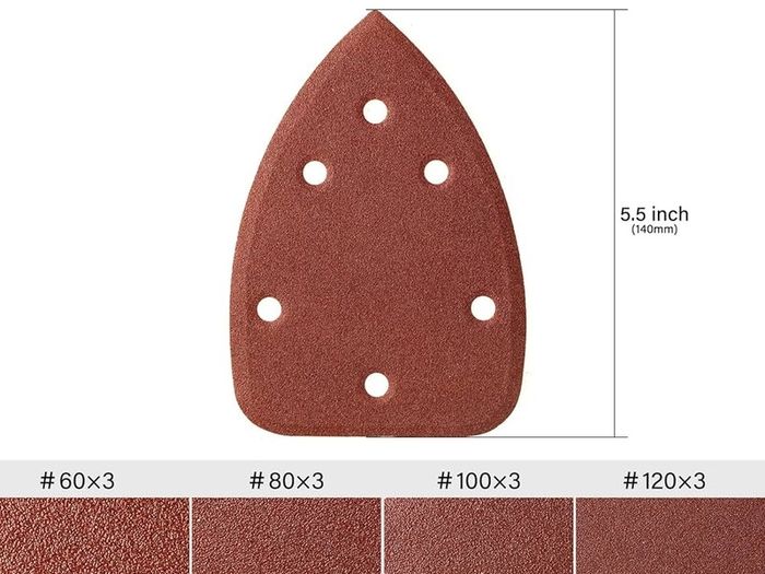 NEW SALE Electric Mouse Sander, 130W 14000RPM 230V Detail Sander with 12Pcs Sandpapers, Hand Sanders for Wood with Dust Collector, Compact Sanding Machine