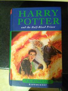 harry potter and the half blood prince first edition hardback book