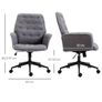 Office Chair, Grey Image 3