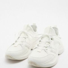 Zara Leather Running Trainers