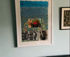 Original mid century Signed Limited edition Joe Tilson RA print/collage 1971