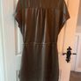 Parfois Khaki Satin Dress with pockets - Size 12 worn once Image 3
