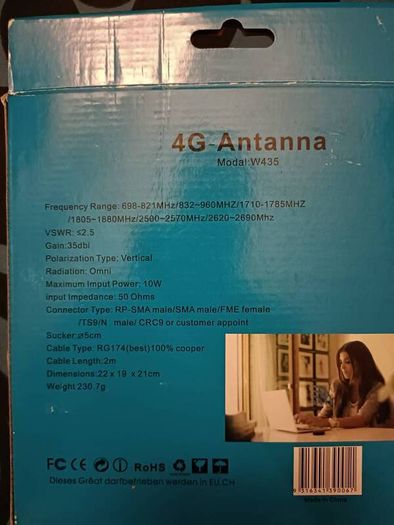 Antenna 4G TS9 connectors