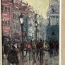 Original oil painting of a Parisian street Image 2