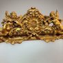 Gilt Wood & Plaster French Style Panel Mirror Image 3