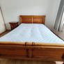 Solid Wooden King Bed & Matching bed side Lockers Image 2