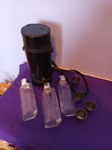 Vintage  Travel Bar Set.