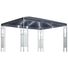 Gazebo with String Lights 400x300 cm Anthracite