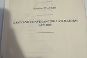 FE1 Property Law Land and Conveyancing Law Reform Act 2009